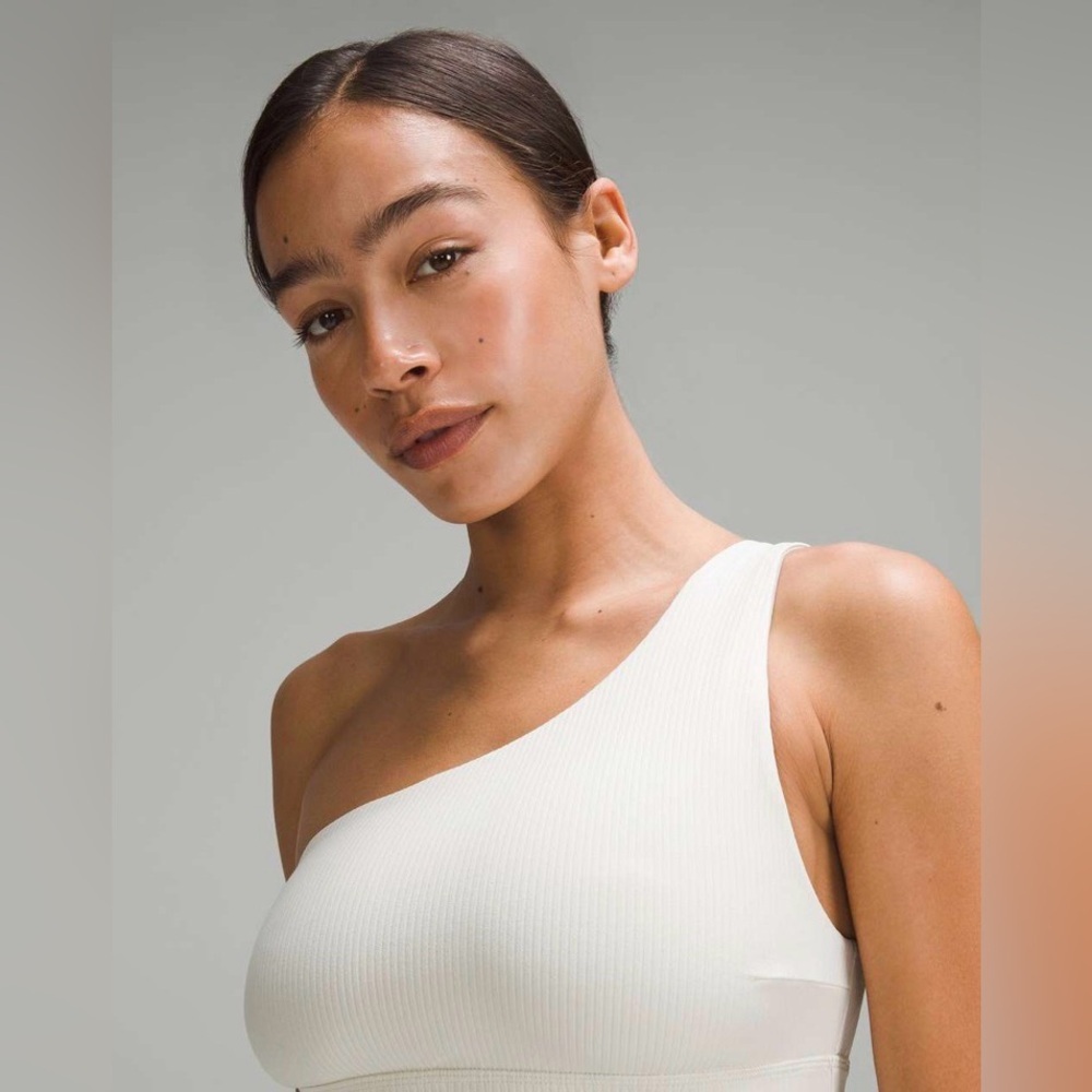 Lululemon Align Asymmetrical Ribbed Bra *Light Support C/D Cup Shine - Picture 3 of 6